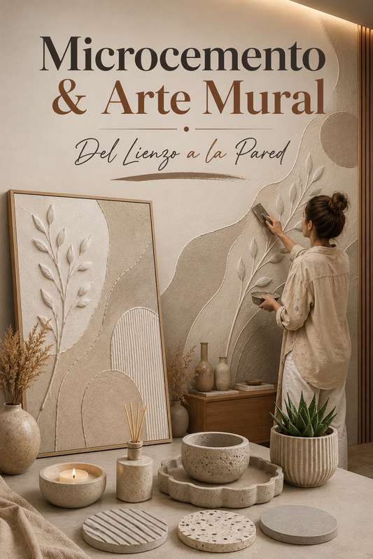 Microcemento & Arte Mural - Del Lienzo a la Pared